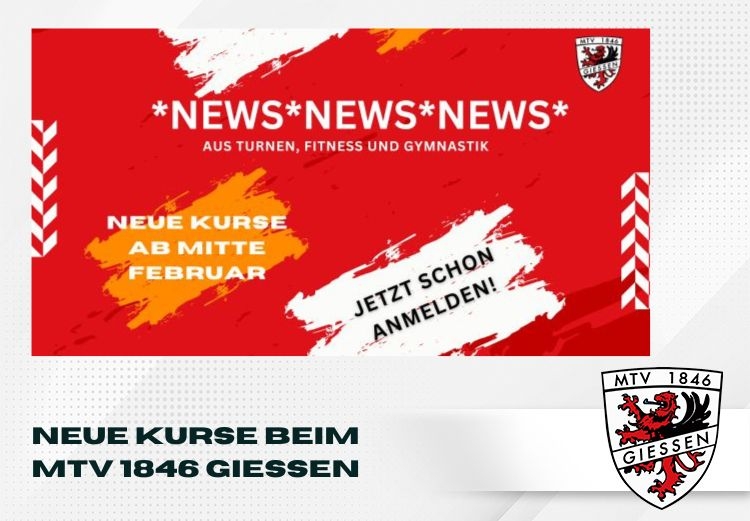 Neue Kurse beim MTV